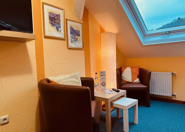 Cafe Restaurant Loreleyblick Hotell Sankt Goar